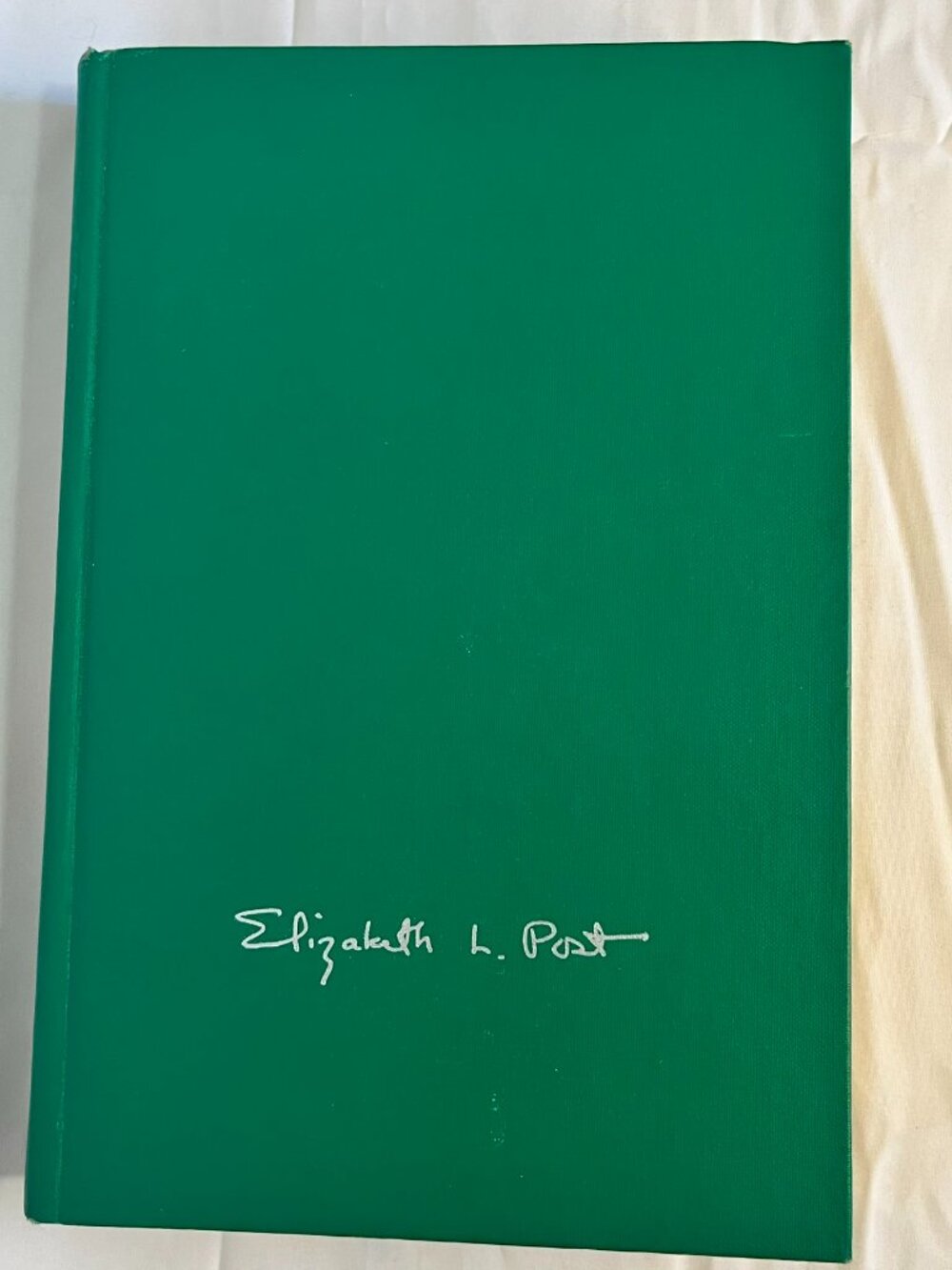 Emily Post Book of Etiquette for Young People Green Hardcover 1967